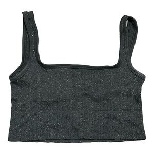Out from Under Metallic Strappy Sports Bra Size M/L